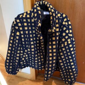 Yellow and Black Checkered Jacket